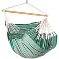 Produktbild: La Siesta Hängesessel, Grün, Dunkelgrün, Holz, Textil, Bambus, 140x170x210 cm, Gartenmöbel, Hängesessel