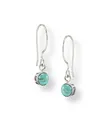 Produktbild: Budawi® echte Arizona Türkis Ohrringe Ohrhänger 925er Silber Ohrschmuck