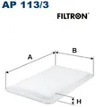 Produktbild: FILTRON AP113/3 Luftfilter Luftfiltereinsatz für Mazda
