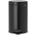 Produktbild: Brabantia Mülleimer 113741, newIcon, schwarz, aus Metall, 12 Liter