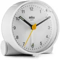 Produktbild: Braun BC01W - Quarzwecker - analoges Ziffernblatt - Tischwecker -Batterie- weiss