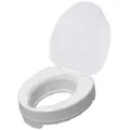 Produktbild: Drive Medical Toilettensitzerhöhung WC Toilettensitz Erhöhung Toilettenaufsatz Ticco m. Deckel 225 kg, 15 cm 15 cm