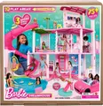 Produktbild: Barbies Traumvilla, mehr als 75 Teile, Poolparty-Puppenhaus mit Rutsche über ...
