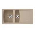 Produktbild: RESPEKTA Küchenspüle respekta Einbauspüle Boston 100x50x20 cm, sandbeige