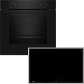Produktbild: Neff BX18IB - Backofen & Induktionskochfeld mit 5 Jahre Garantie, B1DCA0AK0 & T58SHF1L0, Mit Rahmen aufliegend, 80 cm