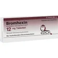Produktbild: BROMHEXIN Hermes Arzneimittel 12 mg Tabletten 50 St. PZN 16260619