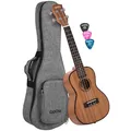 Produktbild: HH2035 Premium Mahagoni Konzert Ukulele Set icl. Tasche + 3 Plektren