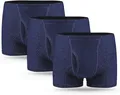 Produktbild: Pack of 3 Men's Incontinence Pants, Washable Cotton Boxer Shorts with 300 ml   L