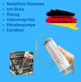 Produktbild: Wiederverwendbare Spritze 550ml - Ölpumpe mit Skala, Vakuumspritze, Extraktor