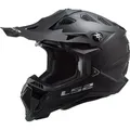 Produktbild: LS2 Motocrosshelm MX700 Subverter Evo II Solid Motocross Helm, Notfallsystem-Polsterung (EQRS) schwarz XXL (63/64)