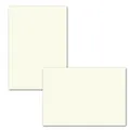 Produktbild: 50x einfaches Einlege-Papier für A6 Faltkarten - cremeweiß - 102 x 146 mm - ohne Falz - hochwertig mattes Papier von GUSTAV NEUSER