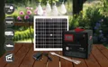 Produktbild: MAUK Solar Power Pack Station Komplett Set 12V Notstrom/Licht 15W 7 Ah 4LED