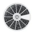 Produktbild: M1 M1.2 M1.4 M1.6 Kleine Schrauben Muttern Sortiment Kit 600pcs 12 Arten für Uhren, Brillen, Elektronik usw.