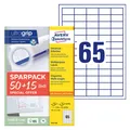 Produktbild: Avery Universal-Etiketten (6121-65)