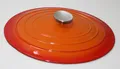 Produktbild: Ersatzdeckel für Vogue GH311 ovaler Schmortopf orange,110(H)x243(W)x295(D)mm