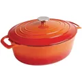 Produktbild: Vogue Ovaler Schmortopf Orange 5 Liter