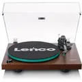 Produktbild: Lenco LBT-225WA - Plattenspieler mit Riemenantrieb, Bluetooth® und Anti-Skating - dunkelbraun