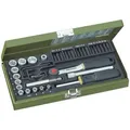 Produktbild: Industrial Steckschlüssel-Bit-Einsatz-Set metrisch 1/4' (6.3 mm) 39teilig 23070 - Proxxon