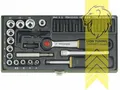 Produktbild: PROXXON 1/4 Zoll Schrauber Steckschlüsselsatz mit Ratsche und Magnet Bithalter 3