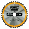 Produktbild: Bau - Kreissägeblatt DeWALT DT1953 216/30 40 Zähne WZ