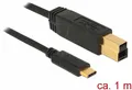 Produktbild: DELOCK 83675 - Kabel USB 10 Gb/s C-Stecker > B-Stecker 1 m