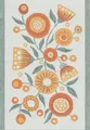Produktbild: EKELUND MASTER WEAVERS 1692 Geschirrtuch Küchenhandtuch Solblomma 599 35x50 cm, (1-tlg., 1 x Geschirrtuch), Pixel gewebt (6-farbig)