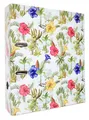 Produktbild: ADINA Motivordner 8cm exotische Bäume mit Palmen und Hibiskus
