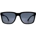 Produktbild: Emporio Armani Rechteckige Herren Gummi Schwarz Grau Polarisiert EA4047