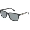 Produktbild: Emporio Armani EA4047 Herren-Sonnenbrille Vollrand Quadratisch Kunststoff-Gestell, schwarz