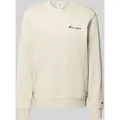 Produktbild: CHAMPION Sweatshirt mit Label-Stitching in Beige, Größe S
