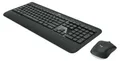 Produktbild: Logitech Advanced MK540, Volle Größe (100%), Kabellos, RF Wireless, Membran Key Switch, Schwarz, Weiß, Maus enthalten