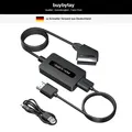 Produktbild: Scart auf HDMI Konverter mit HDMI- und Scart-Kabel, Männlich