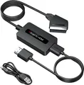 Produktbild: Scart auf HDMI Konverter mit HDMI Kabel und Scart Kabel