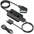 Produktbild: Scart auf HDMI Konverter mit HDMI Kabel und Scart Kabel