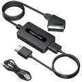 Produktbild: Scart auf HDMI Konverter mit Kabel, Full HD, für TV, Monitor, Beamer, Schwarz