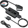 Produktbild: Scart zu HDMI Konverter mit Kabel HDMI und Scart Kabel
