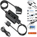 Produktbild: Scart auf HDMI Konverter mit HDMI Kabel und Scart Kabel