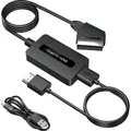 Produktbild: Männlicher Scart zu HDMI Adapter - Scart auf HDMI Konverter mit Kabeln