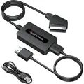 Produktbild: Scart auf HDMI Konverter mit HDMI- und Scartkabel, Schwarz