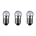 Produktbild: Goobay 3 Stück Torch Lamp Globular Sockel E10 2.35W 6V (DC) 400mA