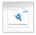 Produktbild: Bilderhalter Rahmenlos, N 40 x 40 Clip-Rahmen, Bildträger mit Normalglas