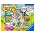 Produktbild: Ravensburger CreArt, Malen nach Zahlen - Kleine Leoparden