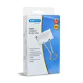 Produktbild: Rapesco 1493 19mm Foldback Klammern, Weiß, 80 Stück