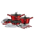 Produktbild: BerlingerHaus Metallic Line Kochtopfset 13-teilig Rot