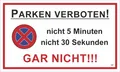 Produktbild: Hermann Schütz Schild Parken verboten...