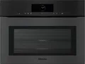 Produktbild: Miele H 7840 BMX Griffloser Kompakt-Backofen mit Mikrowelle Obsidianschwarz Matt