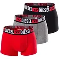 Produktbild: Diesel Boxer Herren Boxershort 3er Pack Baumwolle (Packung, 3er Pack) bunt|grau|rot|schwarz M