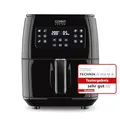Produktbild: CASO AF 600 XL - große Heißluftfritteuse mit 6L Korbvolumen, 12 Automatik-Programme, Sensor-Touch Bedienung, Timer von 1 - 60 Minuten, herausnehmbarem Frittierkorb (spülmaschinengeeignet)