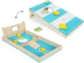 Produktbild: small foot 2-in-1 Cornhole & Sling Puck Holz Wurfspiel Brettspiel Outdoor
