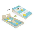 Produktbild: small foot Cornhole und Sling Puck Spiel „Active“ aus Holz, 2-in1-Wu (US IMPORT)